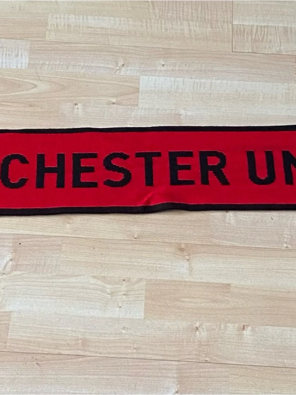 Manchester United Football Soccer Adidas Scarf Approximately 55”